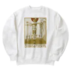 Nursery Rhymes  【アンティークデザインショップ】のアルフレッド・ペロンの蔵書票 Heavyweight Crew Neck Sweatshirt