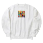 Satoshi27のユニークな特徴や能力子供たち Heavyweight Crew Neck Sweatshirt