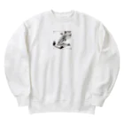 ko-horizodonのこぼれるアイデア Heavyweight Crew Neck Sweatshirt