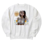 sounya sounyaの美女 図鑑（はあっ） Heavyweight Crew Neck Sweatshirt