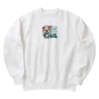 nomad4491の看護師チワワ９ Heavyweight Crew Neck Sweatshirt