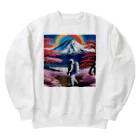 宇宙開発デザイン科の日本という星 Heavyweight Crew Neck Sweatshirt