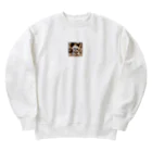 MESAMESAの可愛い子犬 Heavyweight Crew Neck Sweatshirt