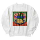 全国ご当地名産good+Sの【埼玉県】ご当地名産デザイングッズ Heavyweight Crew Neck Sweatshirt