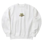 mamitarouの赤ちゃんといっしょ　ねこ　ごめん寝 Heavyweight Crew Neck Sweatshirt