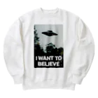 torahukuのI want to believe Heavyweight Crew Neck Sweatshirt