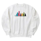 きら星の猫えんぴつ Heavyweight Crew Neck Sweatshirt