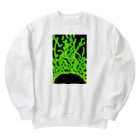 ﾏﾖｺｰﾝのミトコンドリア(手描き) Heavyweight Crew Neck Sweatshirt