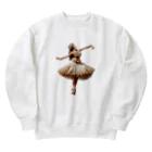 BEOQUのフラを踊る女性 Heavyweight Crew Neck Sweatshirt