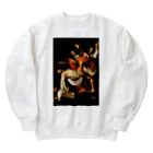 世界美術商店のキリストの埋葬 / The Entombment of Christ Heavyweight Crew Neck Sweatshirt