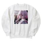 ぶーたんのステージ上の歌姫の輝き Heavyweight Crew Neck Sweatshirt