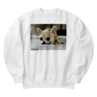 犬執事・ドッグバトラーのバンビ君ショップの世界初！本物の犬執事・ドッグバトラーのバンビ君 Heavyweight Crew Neck Sweatshirt