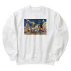 猫のきぬくんのお店のみーにゃんとしらたまくん　クリスマスツアー Heavyweight Crew Neck Sweatshirt