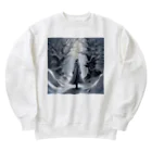 花和の雪の魔女 Heavyweight Crew Neck Sweatshirt