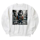 lacheのストリートキャット Heavyweight Crew Neck Sweatshirt