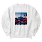 P.H.C（pink house candy）の富士山と紅葉、そして湖のグッズ Heavyweight Crew Neck Sweatshirt