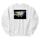 hemphopeのsea side twilight Heavyweight Crew Neck Sweatshirt