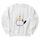 ぴよ手帖 | シマエナガ雑貨の星に願いをシマエナガ＠ぴよ手帖 | シマエナガ雑貨 Heavyweight Crew Neck Sweatshirt