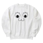 ringo6969の大きなお目々 - まつげありver. Heavyweight Crew Neck Sweatshirt