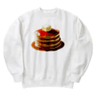 脂身通信Ｚのホットケーキ_231108 Heavyweight Crew Neck Sweatshirt