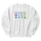 ころころぱんだの【1000人記念】ころころぱんだ×だぱんだ Heavyweight Crew Neck Sweatshirt