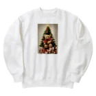 규리shopのクリスマス テディーベアの思い出 Heavyweight Crew Neck Sweatshirt