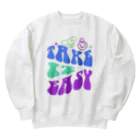 NeoNestの🌟 Take It Easy Apparel & Goods 🌟 Heavyweight Crew Neck Sweatshirt