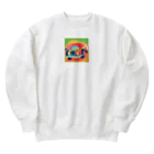 nekobu0323のポップな車 Heavyweight Crew Neck Sweatshirt