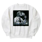 苦学生の実験恐竜 Heavyweight Crew Neck Sweatshirt