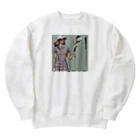 BIRDIE_GIRLのおしゃれゴルフ Heavyweight Crew Neck Sweatshirt