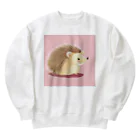 zoo234の可愛いハリネズミ Heavyweight Crew Neck Sweatshirt