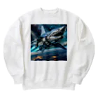 RISE　CEED【オリジナルブランドSHOP】のサメの宇宙船 Heavyweight Crew Neck Sweatshirt