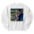 MATORAMIのライオン Heavyweight Crew Neck Sweatshirt