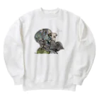 牧 やひろの水浅葱 Heavyweight Crew Neck Sweatshirt