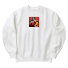 RS48のフルーツ美少女 Heavyweight Crew Neck Sweatshirt