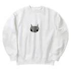 Popo Landのねこの「ね」 Heavyweight Crew Neck Sweatshirt