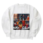 ReoReo-Artの冬のカクテルシリーズ Heavyweight Crew Neck Sweatshirt