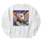 Pom-Dog'sのドラゴンと旅するポメちゃん Heavyweight Crew Neck Sweatshirt