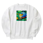 murafamilyのわんぱくハリネズミ【チッチ】 Heavyweight Crew Neck Sweatshirt