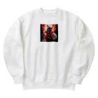 ZZRR12の影を纏う狩人 - Hunter Veiled in Shadow Heavyweight Crew Neck Sweatshirt