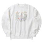 みりん🙈🌷のおはなのちゃちゃ達 Heavyweight Crew Neck Sweatshirt