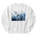 翠の楽園の海 Heavyweight Crew Neck Sweatshirt