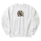 Yoshikoのクリエイトショップのアメリカンコッカーのハリーくん Heavyweight Crew Neck Sweatshirt