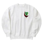 WINE 4 ALLの国旗とグラス：ブラジル（衣類） Heavyweight Crew Neck Sweatshirt