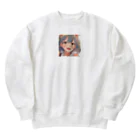 G7のショップの ねこみみの魅力、あなたと共に - ファンタジーグッズ Cat-Eared Beauty: Fantasy Goods to Charm Your Day Heavyweight Crew Neck Sweatshirt