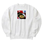 千裕アトリエ（いつもありがとう）の年越しそば Heavyweight Crew Neck Sweatshirt