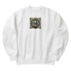 Yoshikoのクリエイトショップの１ばんのりのねずみくん Heavyweight Crew Neck Sweatshirt