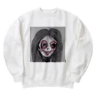 KOUの怖い絵 Heavyweight Crew Neck Sweatshirt