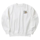 いたちでぐでぐ*のおすわりリチャードソンジリスくん Heavyweight Crew Neck Sweatshirt