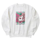 ヨモギダのホカホカブンチョウ Heavyweight Crew Neck Sweatshirt